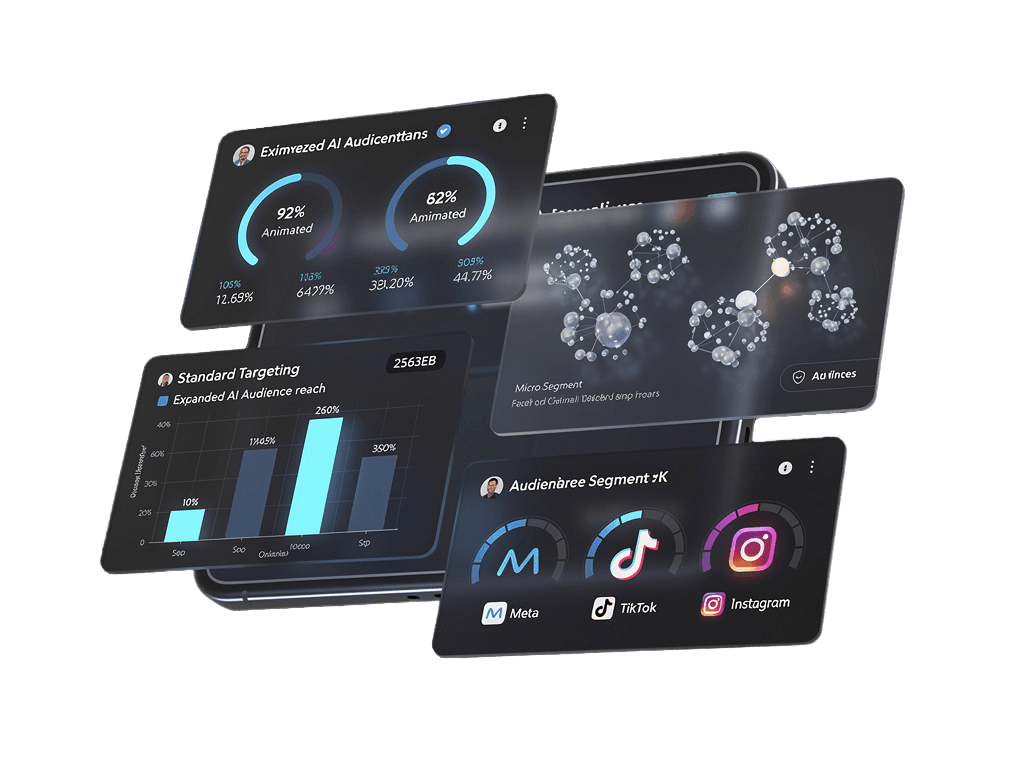 Social Guaranteed – KI-gestütztes Social-Media-Targeting Dashboard
